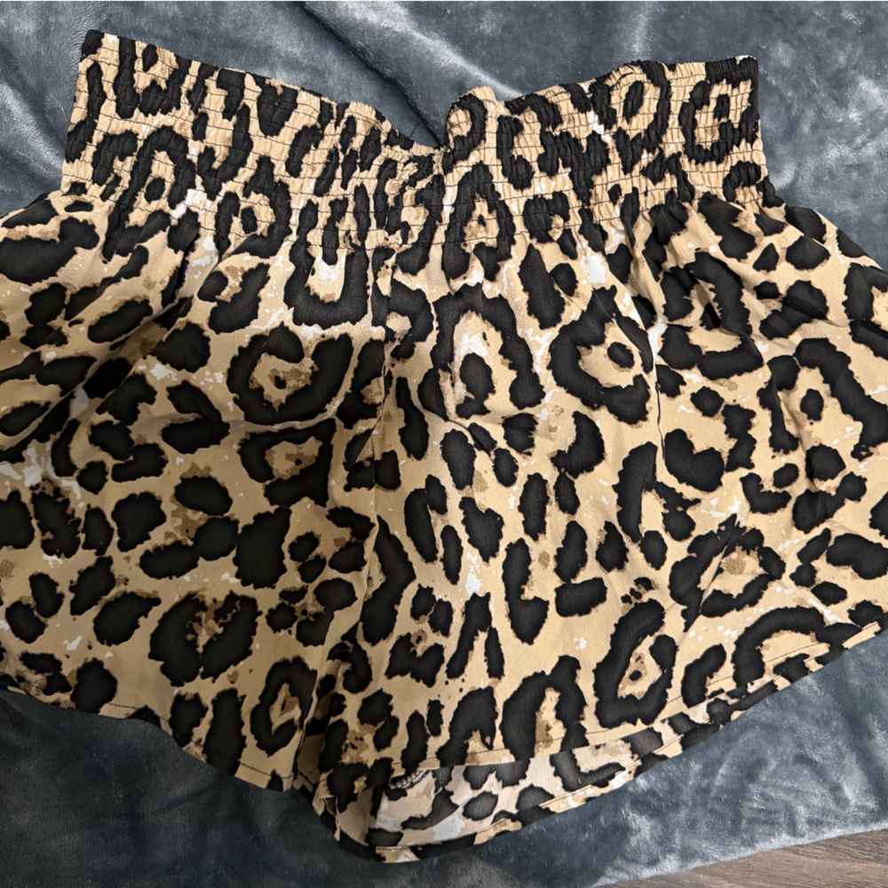 Leopard Print Shorts